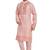 Pink hand block printed kurta with embroidery viscos kurta payjama etnic wear / festive wear