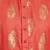 Red hand block  golden foil printed viscos kurta payjama etnic wear / festive wear