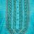 Blue hand block printed kurta with embroidery viscos kurta payjama etnic wear / festive wear