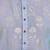 Light Blue hand block silver foil print viscos kurta payjama etnic wear / festive wear