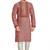 Pink with texture fabric and embroidered kurta payjama etnic wear / festive wear