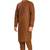 Brown  hand block printed kurta with embroidery viscos kurta payjama etnic wear / festive wear