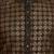 Brown hand block printed golden foil kurta viscos kurta payjama etnic wear / festive wear