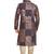 Purple hand block kurtra viscos traditional kurta payjama etnic wear / festive wear