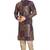 Purple hand block kurtra viscos traditional kurta payjama etnic wear / festive wear