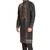 Black hand block printed golden foil kurta viscos kurta payjama etnic wear / festive wear