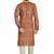 Brown hand block print  viscos traditional kurta payjama etnic wear / festive wear