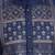 Navy blue hand block golden foil print kurta viscos traditional kurta payjama etnic wear / festive wear