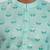 Blue hand block silver foil printed viscos kurta payjama ethnic wear / festive wear