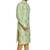 Green hand block silver foil printed viscos kurta payjama etnic wear / festive wear