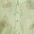Green hand block silver foil printed viscos kurta payjama etnic wear / festive wear