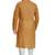 Brown hand block silver foil kurta viscos kurta payjama etnic wear / festive wear
