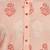 Baby pink hand block printed kurta viscos kurta payjama etnic wear / festive wear