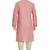 Pink hand block foil printed kurta viscos kurta payjama etnic wear / festive wear