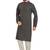 Black jacquard kurta payjama etnic wear / festive wear