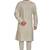 Off white jaquard fabric kurta payjama ethnic wear / festive wear