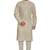 Off white jaquard fabric kurta payjama ethnic wear / festive wear