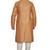 Copper brown hand block golden foil printed viscos kurta payjama ethnic wear / festive wear