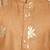 Copper brown hand block golden foil printed viscos kurta payjama ethnic wear / festive wear