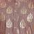 Rust brown hand block golden foil printed viscos kurta payjama ethnic wear / festive wear