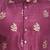 Purple hand block printed kurta with embroidery banarsi silk  kurta payjama etnic wear / festive wear
