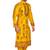 Yellow hand block printed kurta with embroidery banarsi silk  kurta payjama etnic wear / festive wear