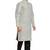 White jacquard kurta payjama ethnic wear / festive wear