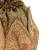 Gold silk floral embroidered potli bag