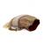 Gold suede pearl embroidered potli bag