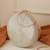 Silver silk round clutch