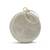 Silver silk round clutch
