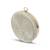 Silver silk round clutch