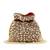 Red suede pearl embroidered potli bag