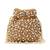Gold suede pearl embroidered potli bag