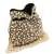 Black suede pearl embroidered potli bag