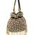 Black suede pearl embroidered potli bag