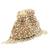 White suede pearl embroidered potli bag