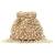 White suede pearl embroidered potli bag