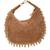 Gold suede beads embroidered Hand Bag