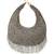 Grey suede beads embroidered Hand Bag