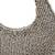 Grey suede beads embroidered Hand Bag