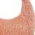 Pink suede beads embroidered Hand Bag