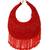 Red suede beads embroidered Hand Bag