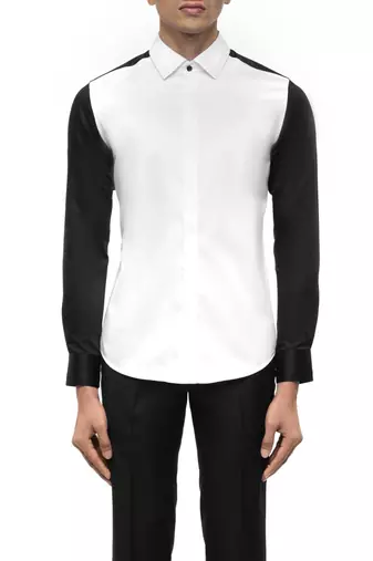 White plain cotton shirt