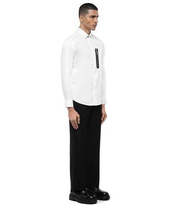 White plain cotton shirt 3