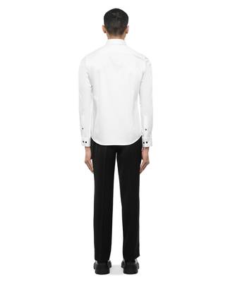 White plain cotton shirt 4