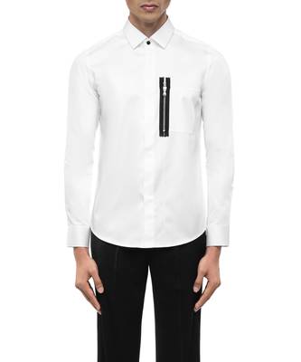White plain cotton shirt 5