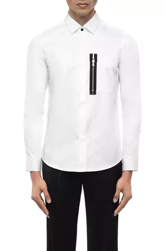 White plain cotton shirt