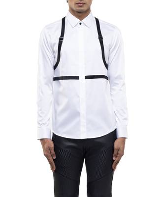 White plain cotton shirt 1