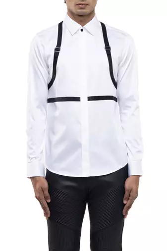 White plain cotton shirt